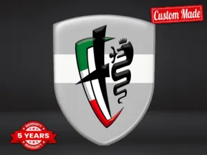 Alfa Romeo Autoaufkleber Limitiert Premium Modern